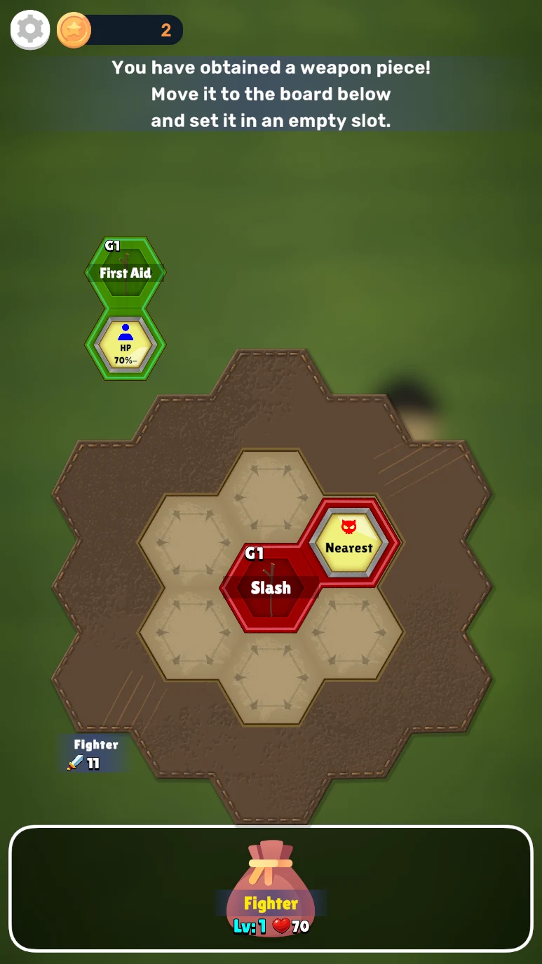Hexagon Auto Battle screenshot