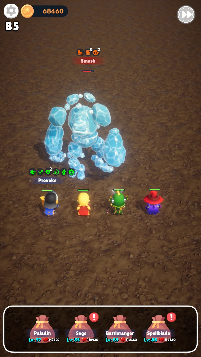Hexagon Auto Battle screenshot