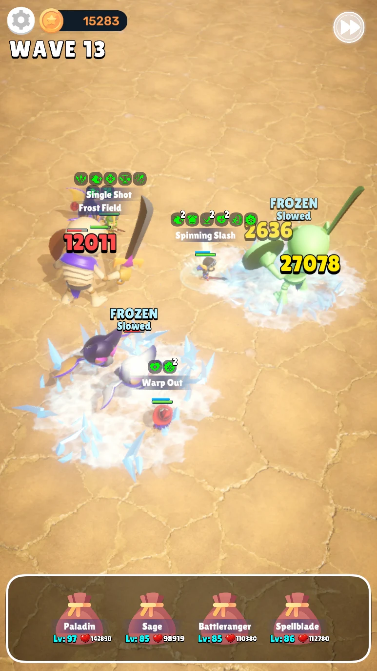 Hexagon Auto Battle screenshot