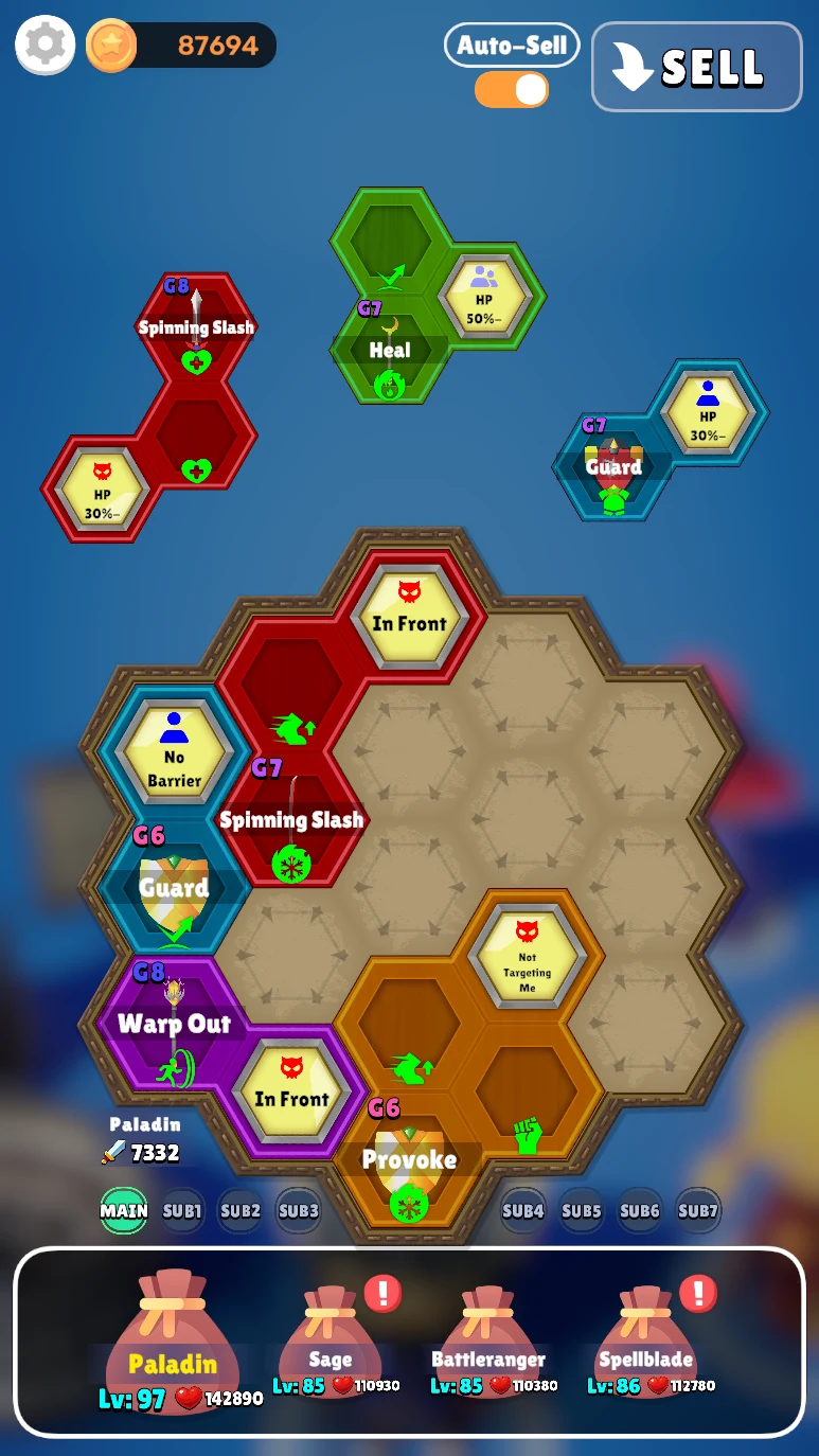 Hexagon Auto Battle screenshot